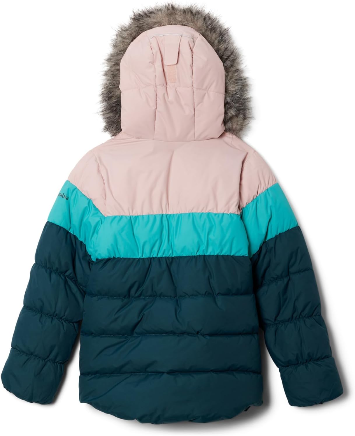 Columbia детская куртка Arctic Blast II, Night Wave, Bright Aqua, Dusty Pink — фото 2