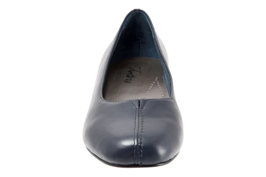 Туфли-лодочки на каблуке Trotters Doris T3235-400 Женские US 10.5 Синие Кожаные ZOGG20 — фото 3