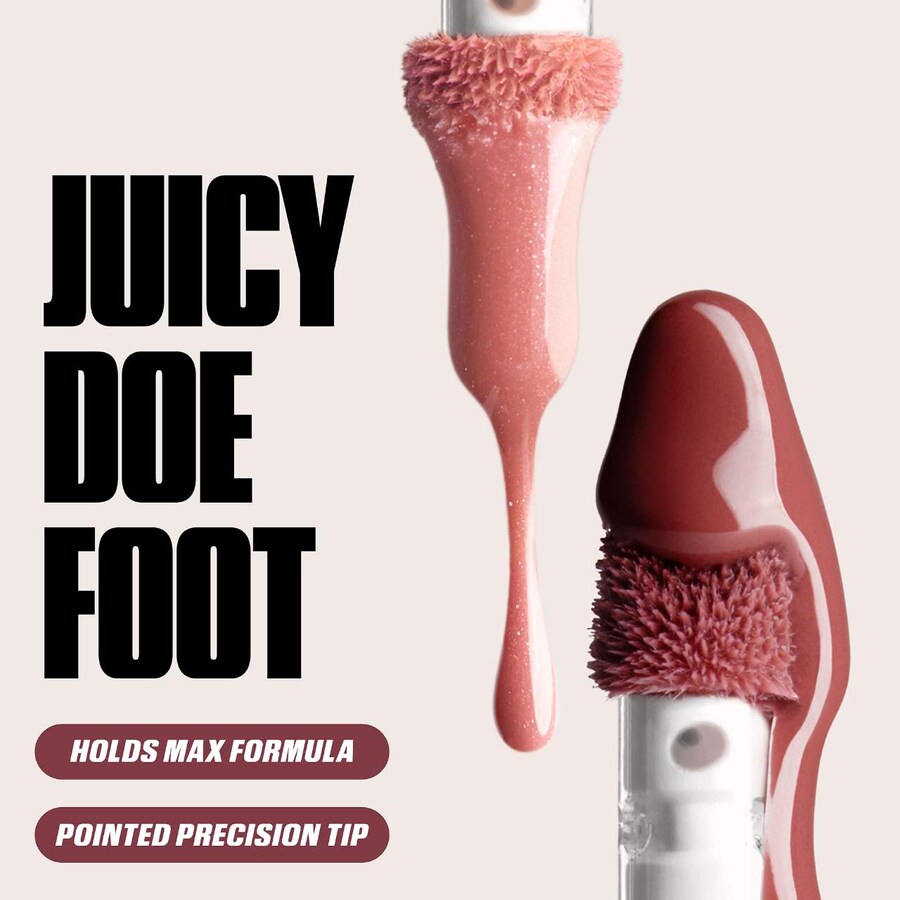 Блестящий нелипкий блеск для губ Faux Filler HUDA BEAUTY, 0.13 oz /3.9 mL, She Glitzy — фото 4