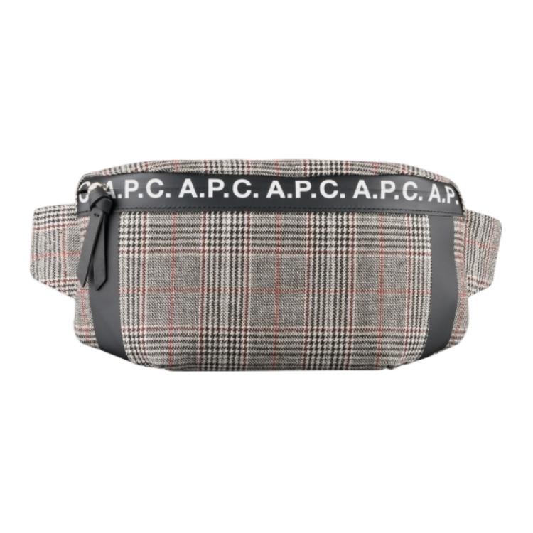 

Мужская поясная сумка из полиэстера в клетку A.P.C