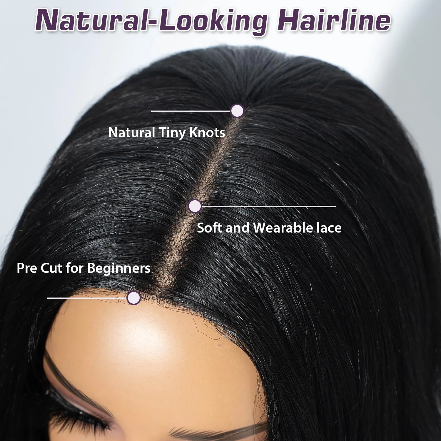 Синтетический парик Joedir Wear and Go Glueless Body Wave Joedir, 1B — фото 3