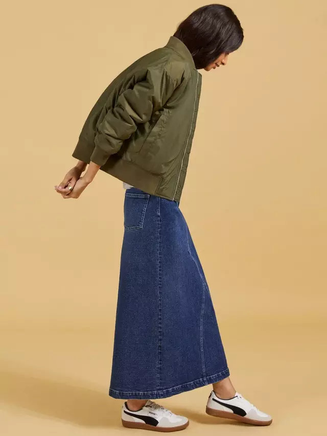 

Юбка Baukjen Nia Organic Cotton Blend Denim, цвет dark indigo