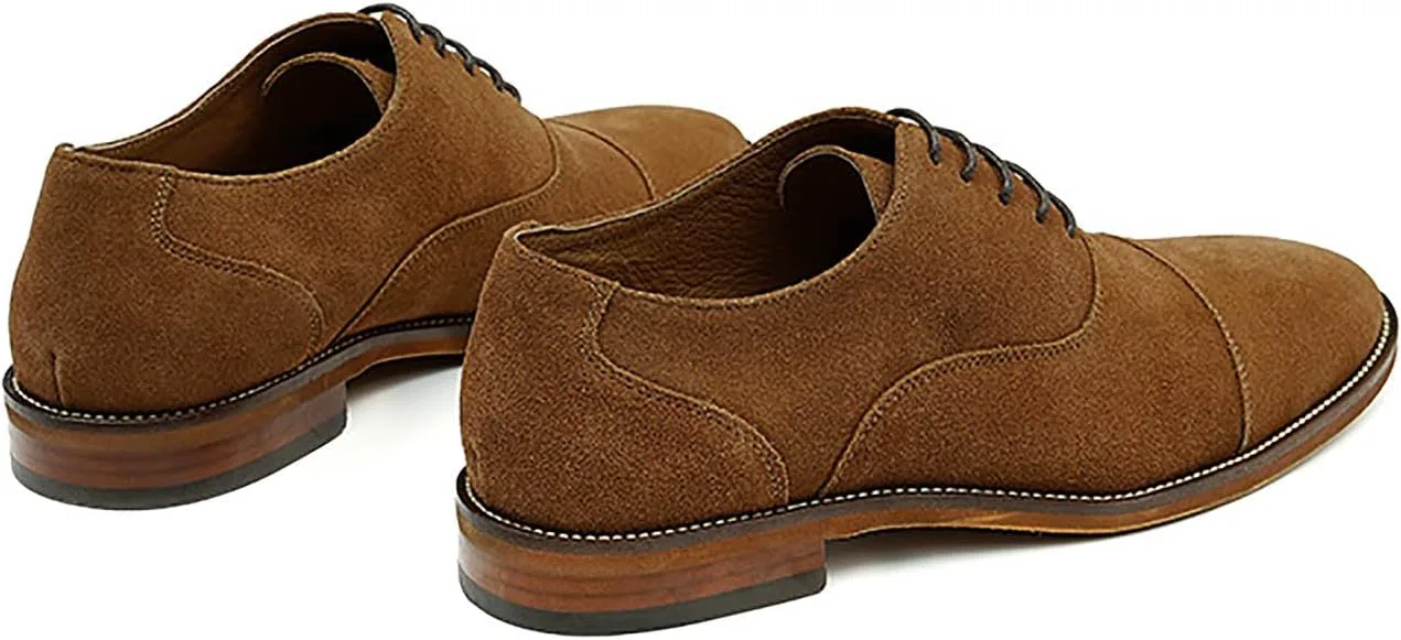 

Мужские туфли Santimon ручной работы из замши с закрытым носком Oxfords, модные деловые дерби