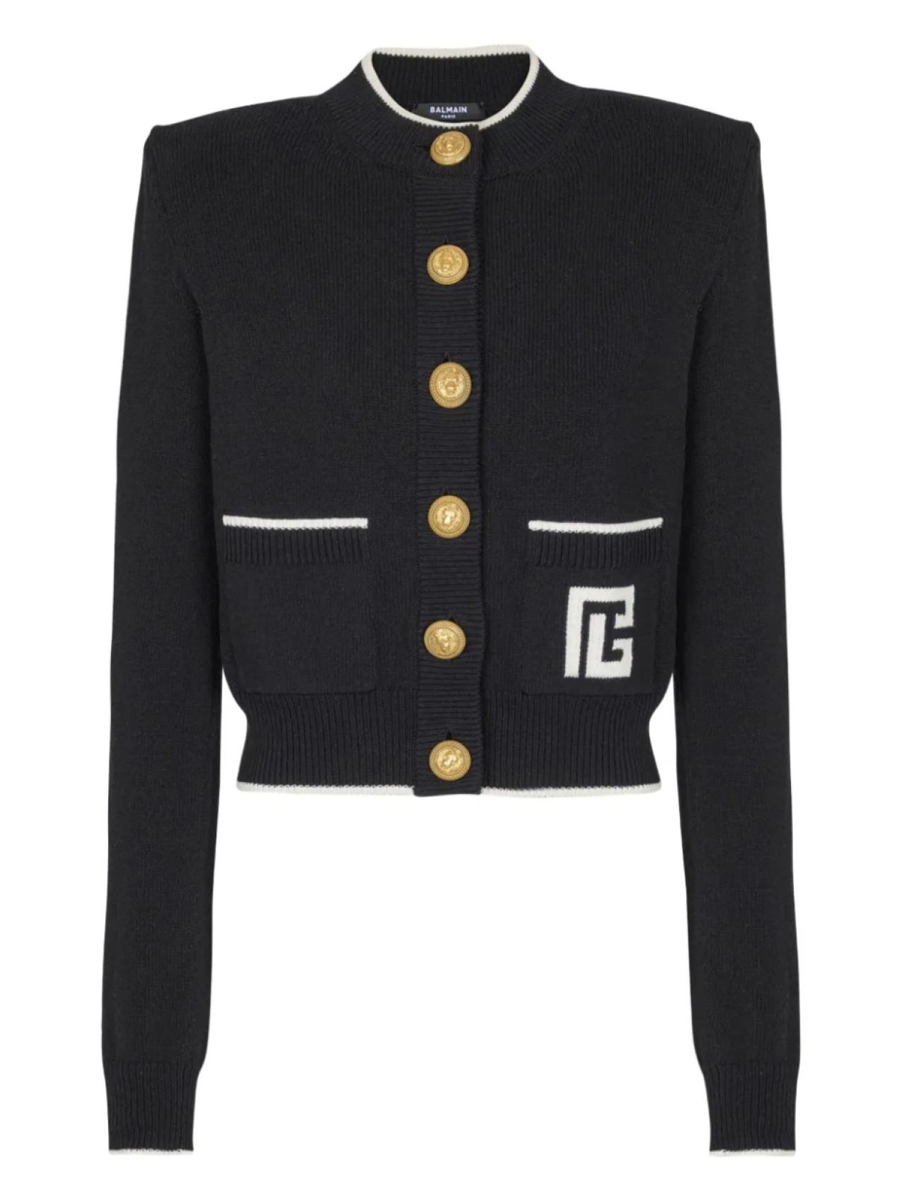 

Balmain вязаный кардиган, черный
