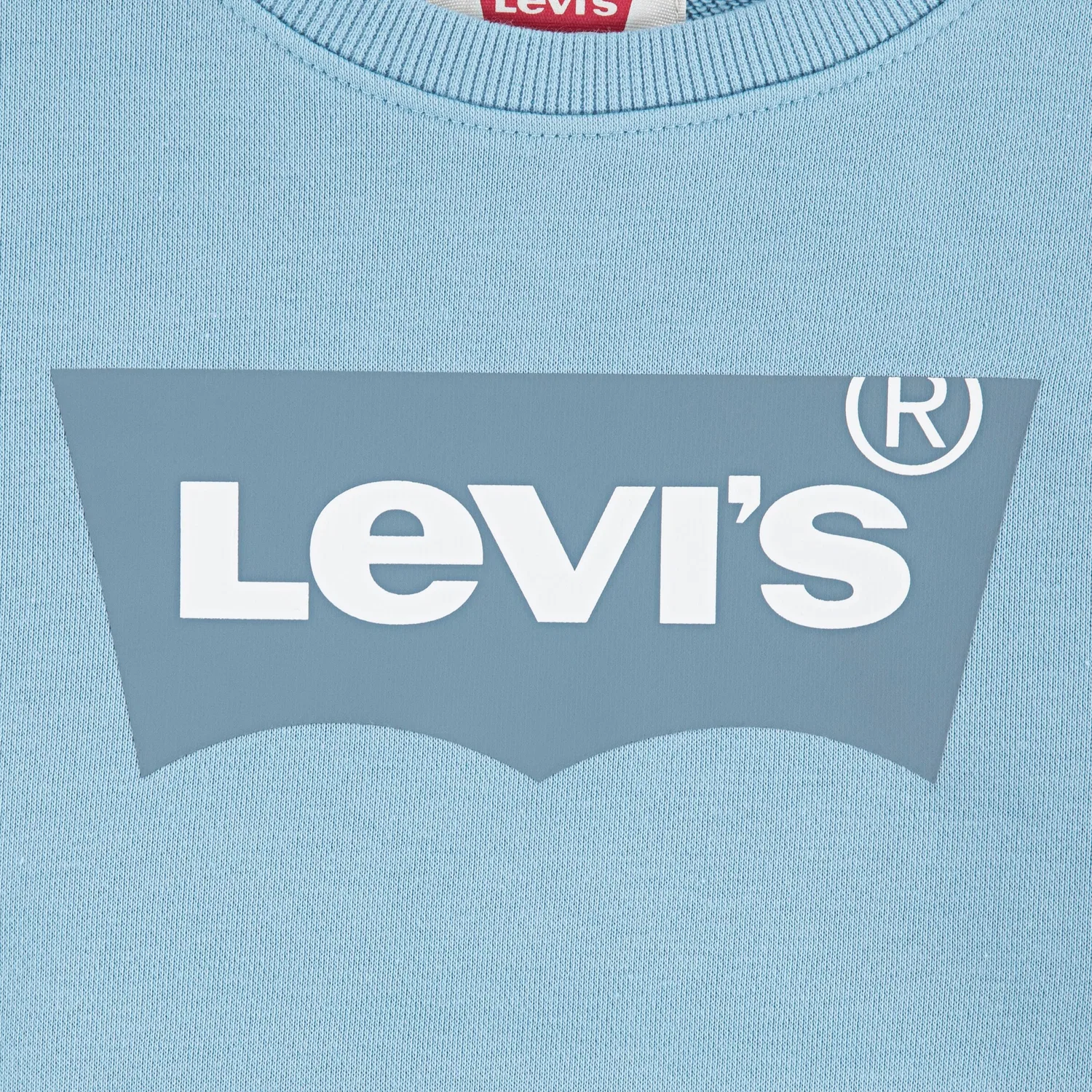 Толстовка стандартного кроя Levi'S Kids, Dusty Blue/Light Blue — фото 3