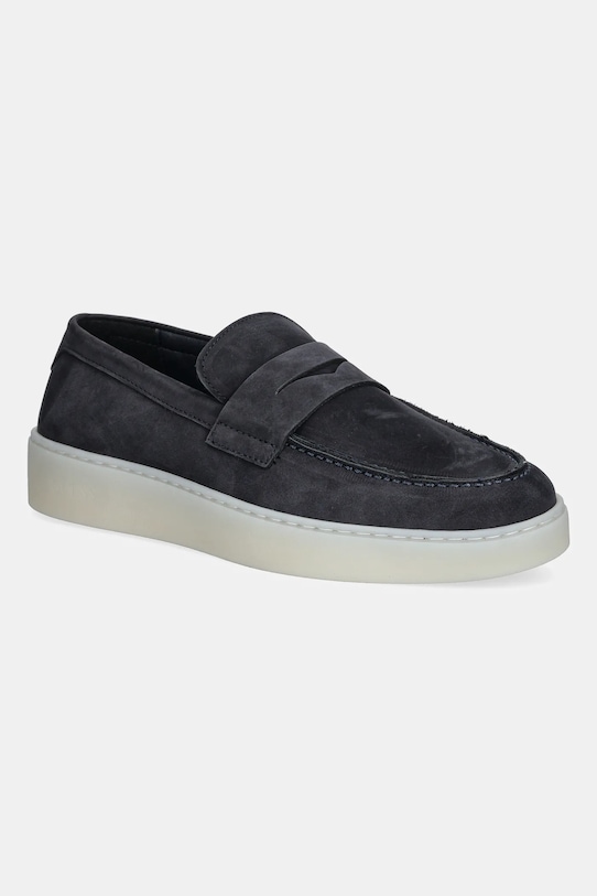 

Нубуковые мокасины Ricky Moc Guess, темно-синий