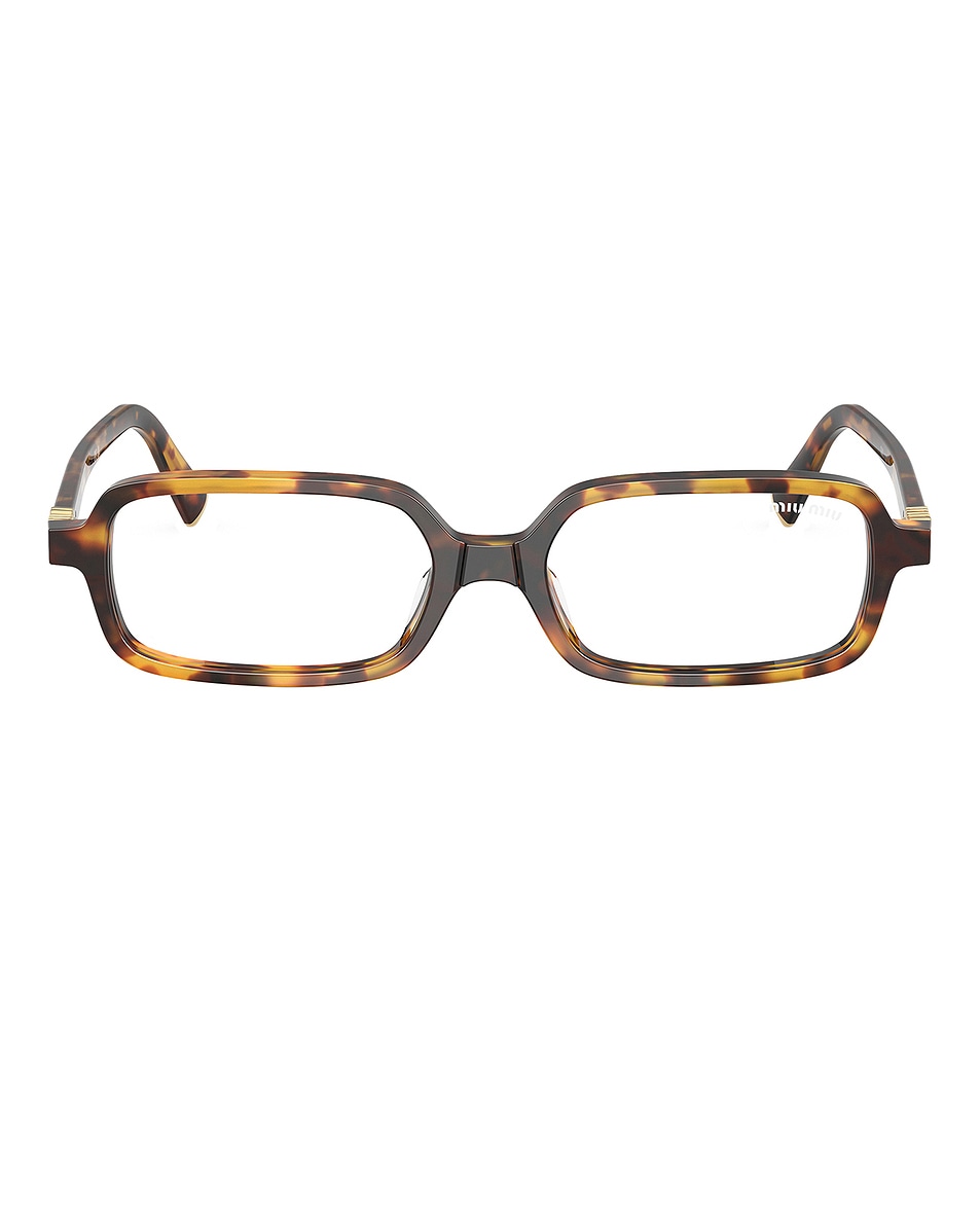 

Прямоугольные очки Miu Miu, Havana Honey