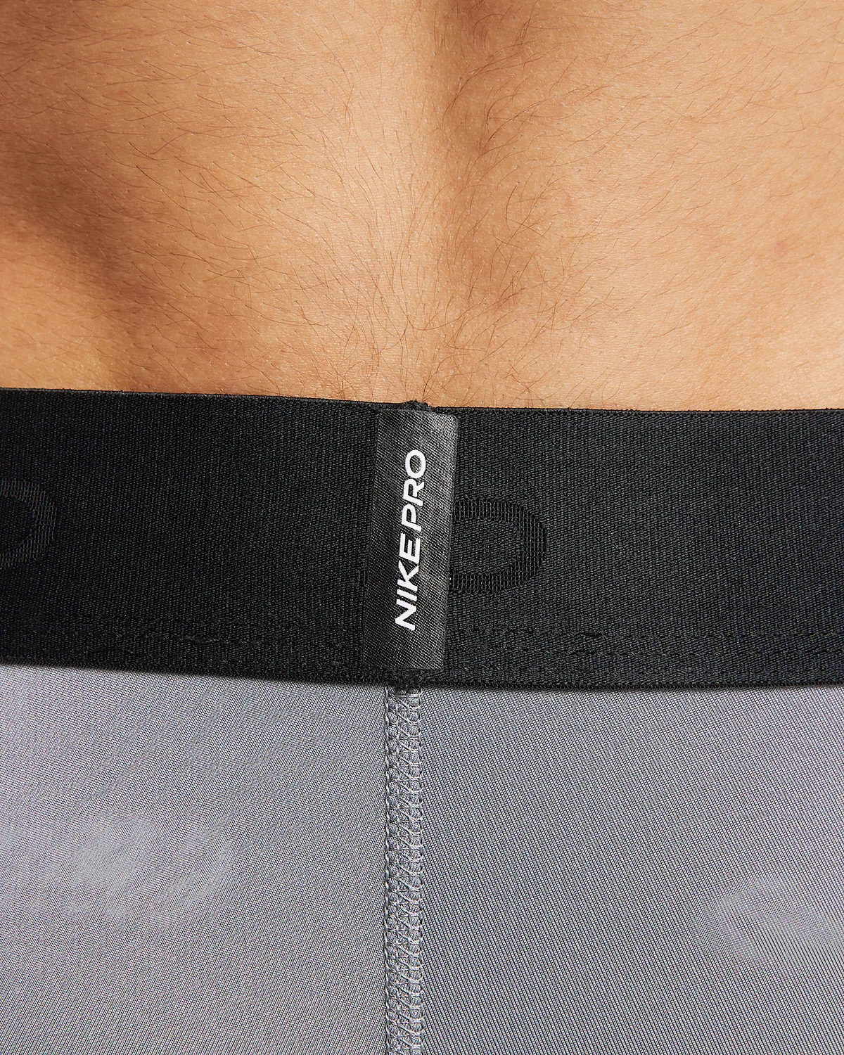 Мужские фитнес-лосины Nike Pro Dri-FIT, Smoke Grey/Black — фото 4