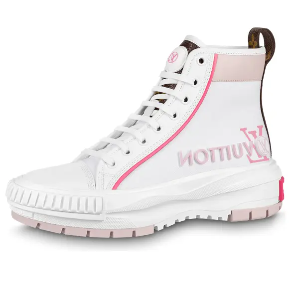 Кроссовки squad ankle sneakers 'white pink' Louis Vuitton, белый