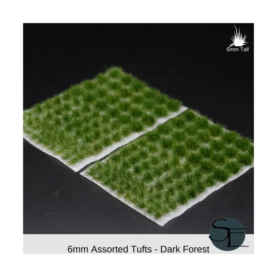 

Темный лес — различная планировка, Standard Self-Adhesive Tufts (6mm)