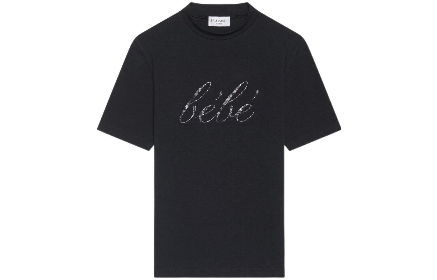 

Футболка женская Balenciaga Bebe Logo, черный