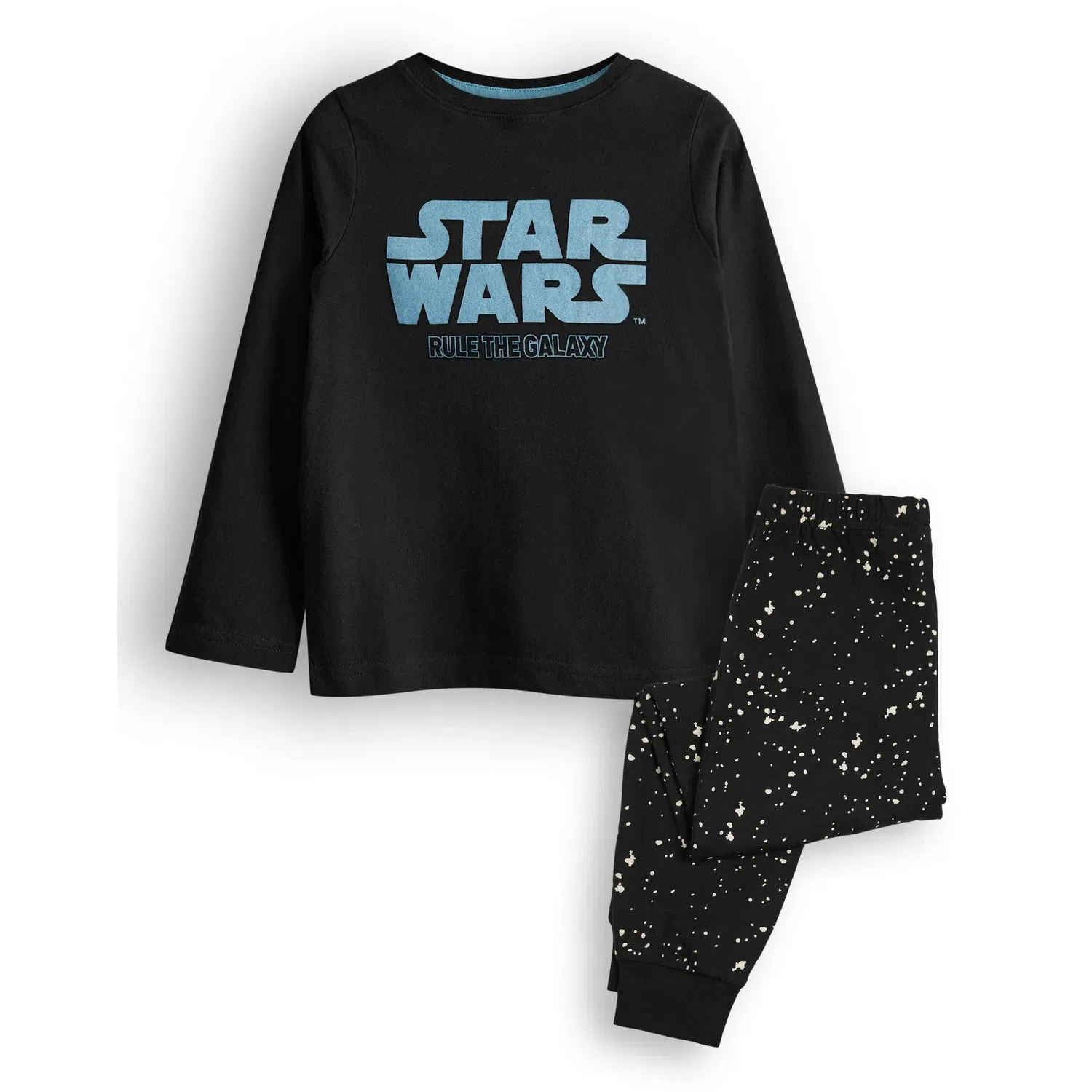 Пижама Star Wars с длинными рукавами и штанинами, черный