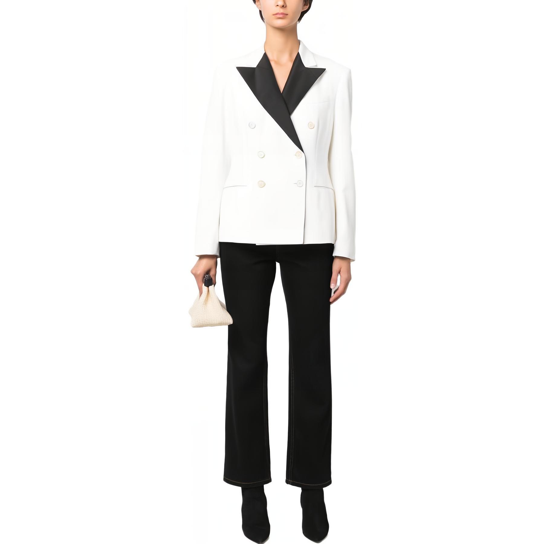 Polo Ralph Lauren Куртка-пиджак SS23 Business Suit для женщин, белая — фото 4