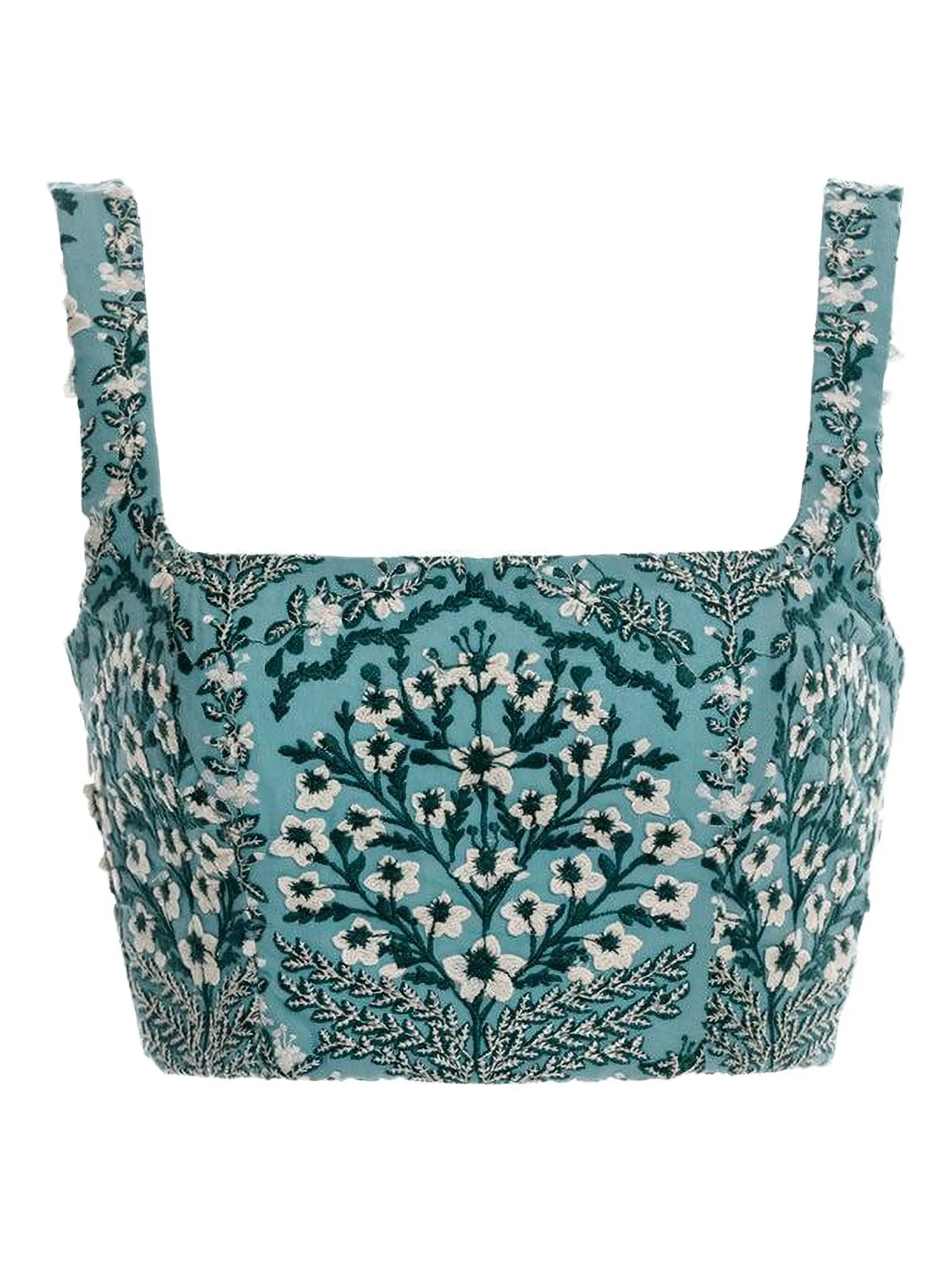 

Топ с квадратным вырезом Amanda Ceiba Agua By Agua Bendita, синий