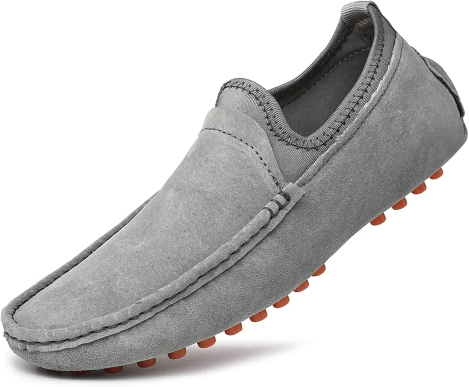 Лоферы замшевые, легкие, Grey DHFIRUFSHLO
