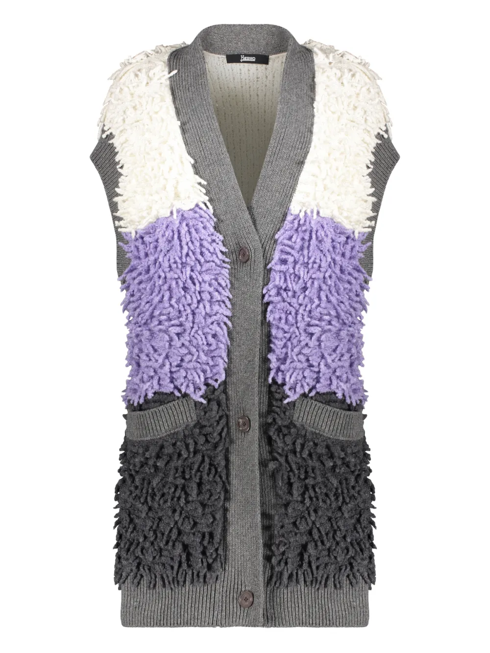 

Кардиган с карманами Herno, серый