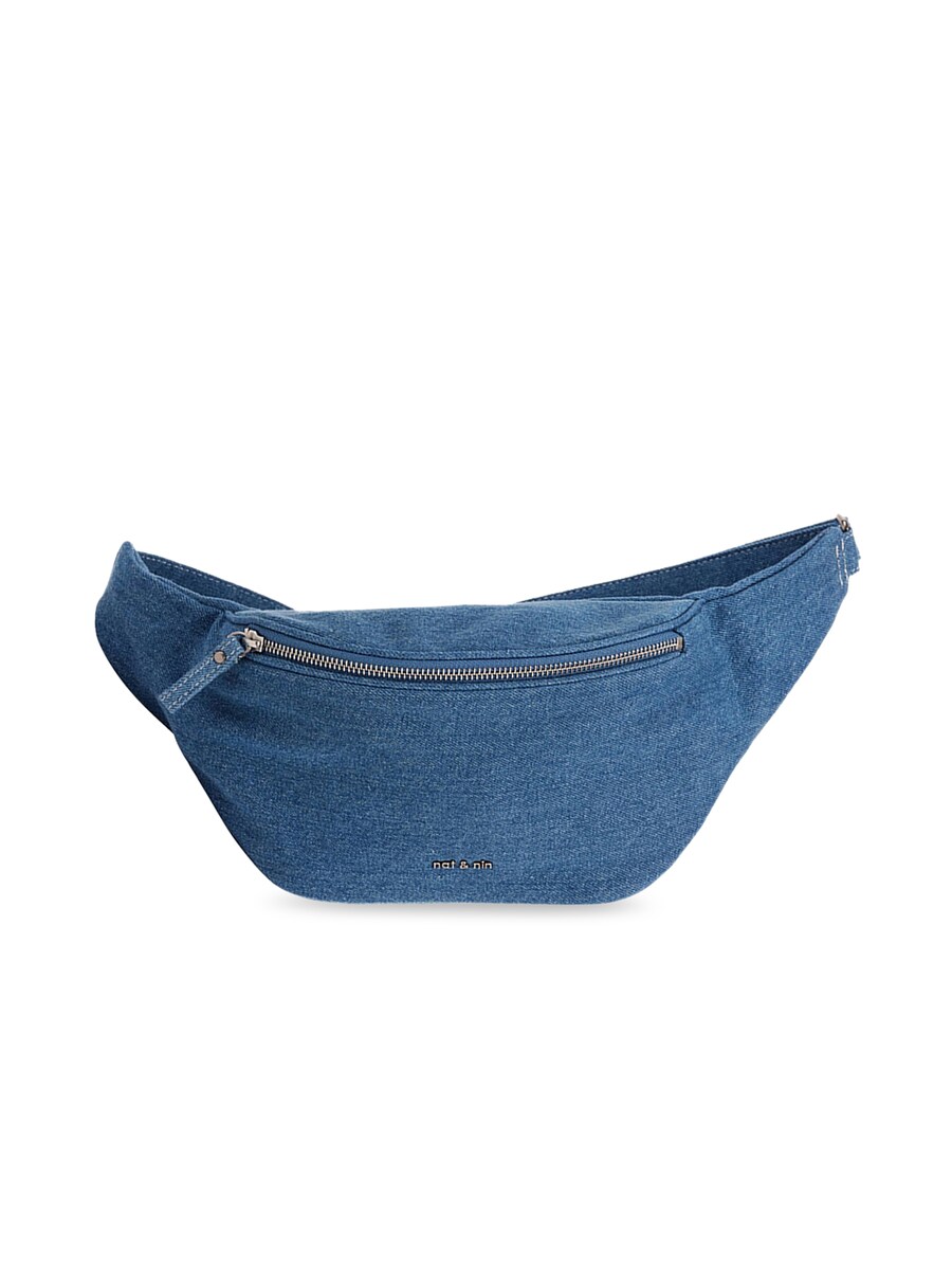 

Поясная сумка Nat&Nin Tracy, синий деним