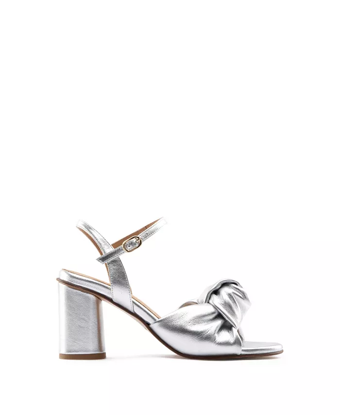 Туфли Noto Knotted Leather High Heel Maguire Shoes, серебряный — фото 2