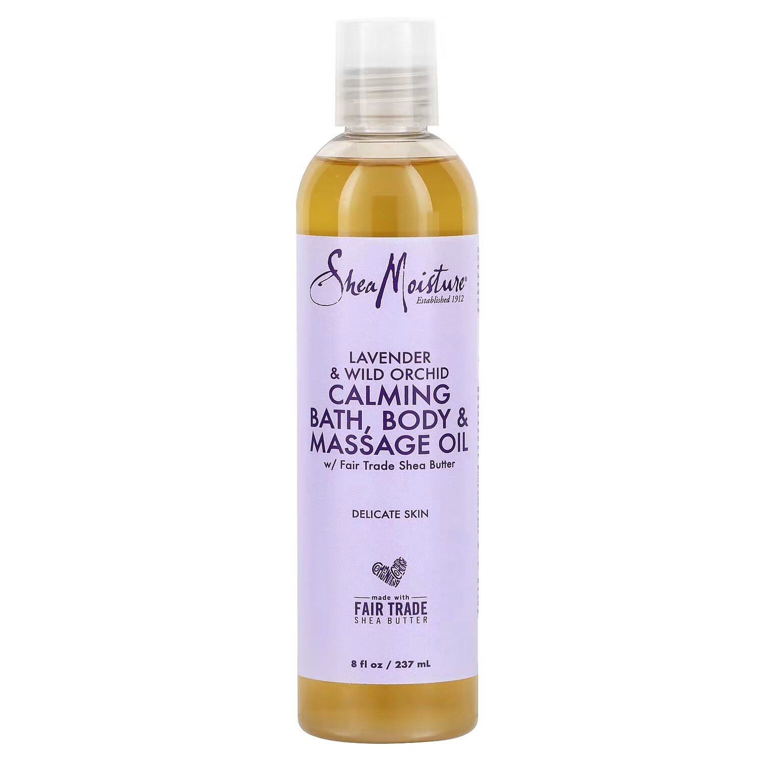 

Масло успокаивающее для ванны и массажа SheaMoisture лаванда и дикая орхидея, 237 мл