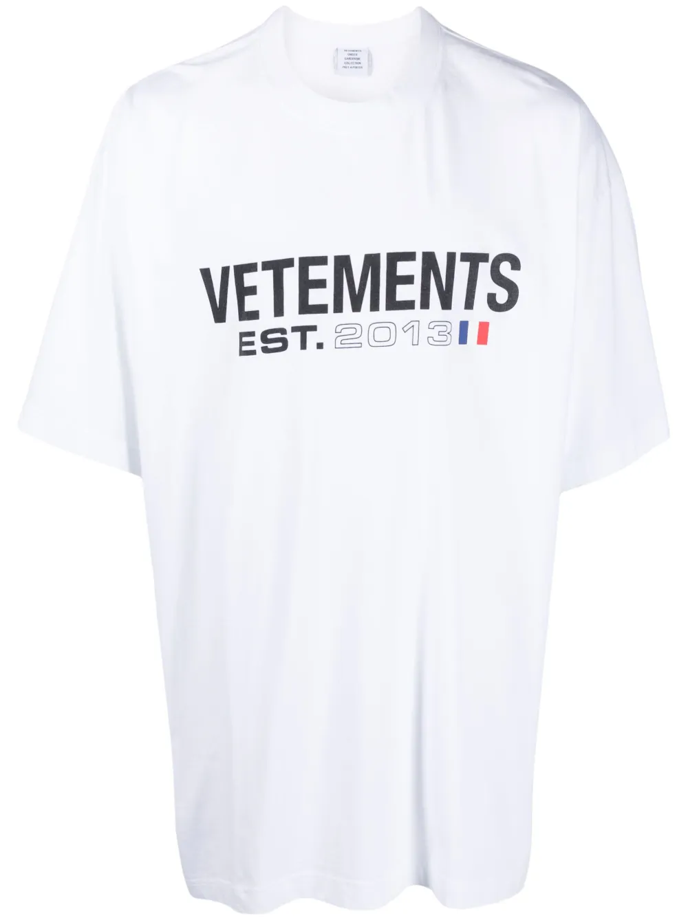 

Футболка с логотипом VETEMENTS, белый