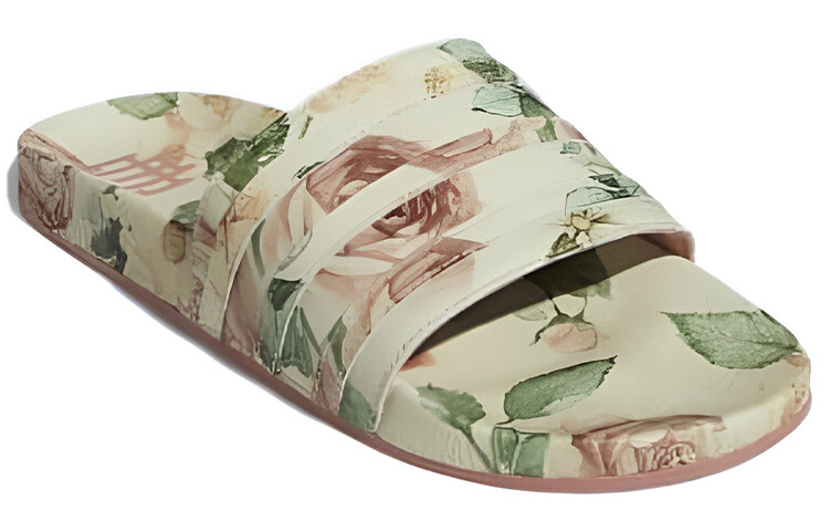 Шлепанцы и сланцы Adidas Originals Adilette Eric Emanuel Floral — фото 2