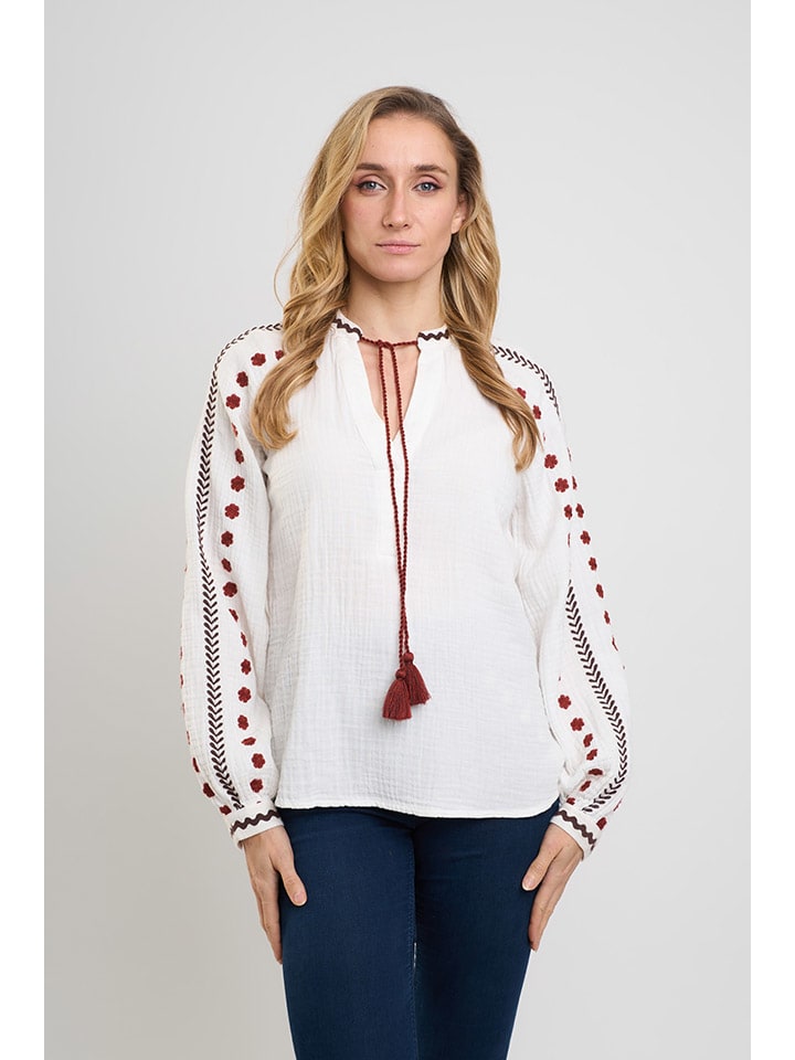 

Блузка Marks & Spencer, кремовый
