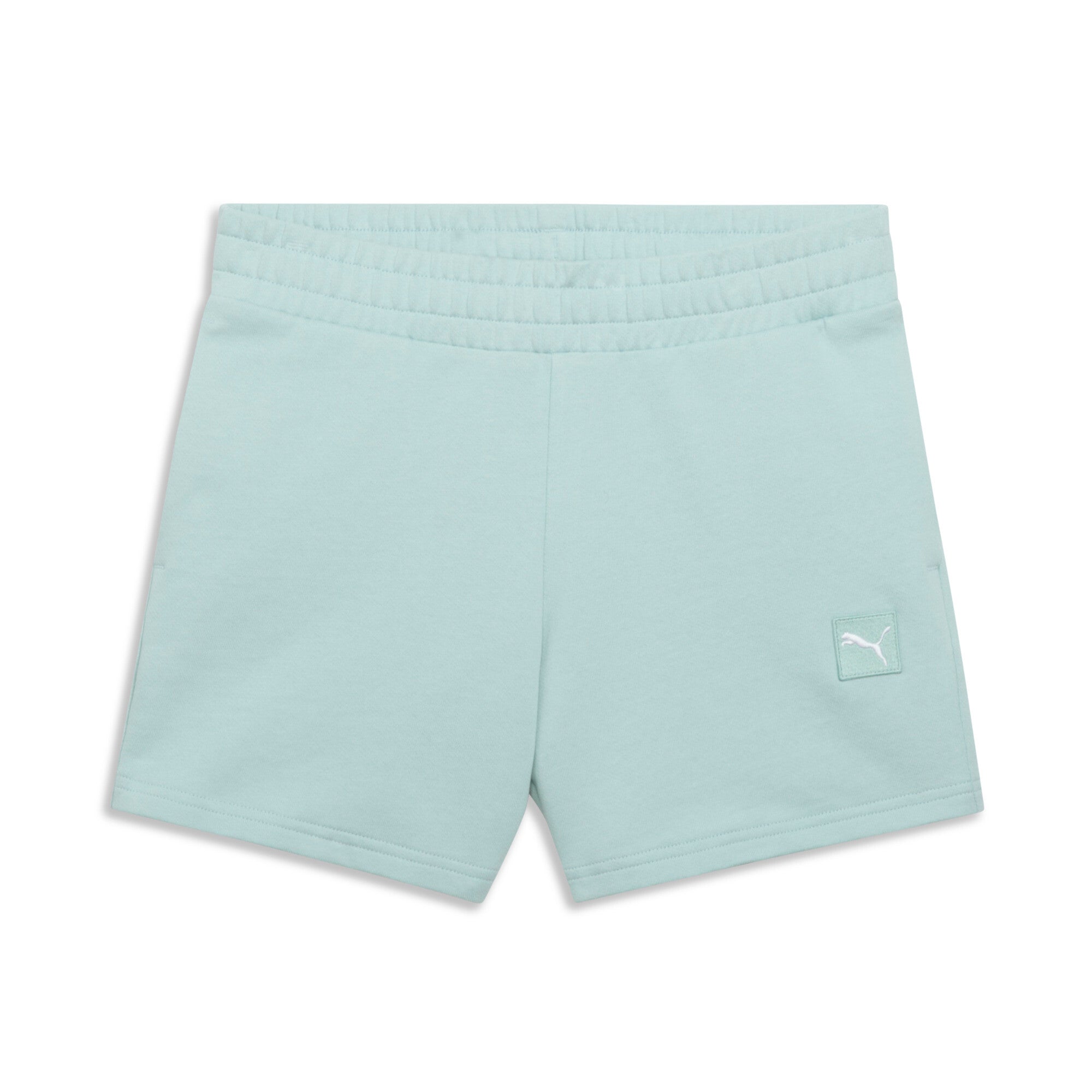 

Женские шорты PUMA ESS ELEVATED 5" средней посадки для женщин, цвет modern mint