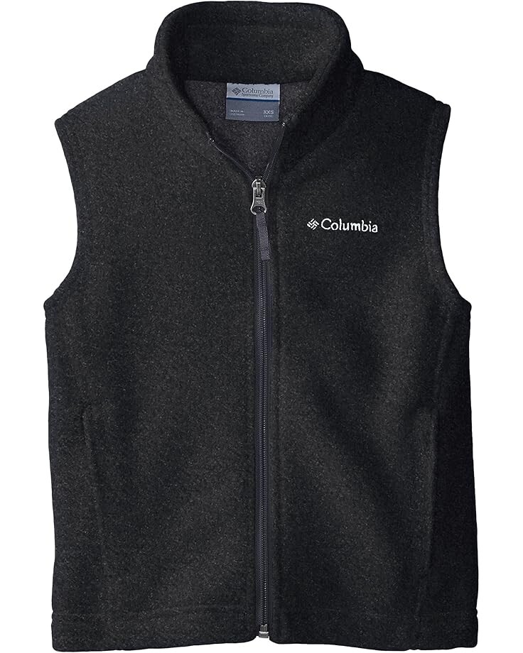 

Утепленный жилет Columbia Kids Steens Mountain Fleece Vest, цвет Charcoal Heather
