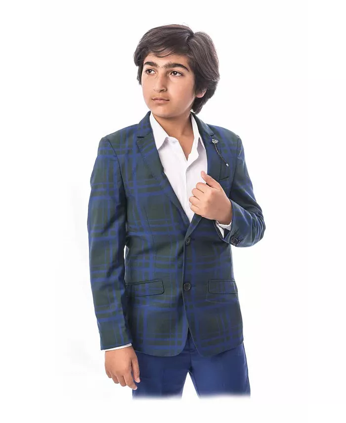 

Детский классический костюм Royal Slim Fit для мальчиков Elie Balleh, синий