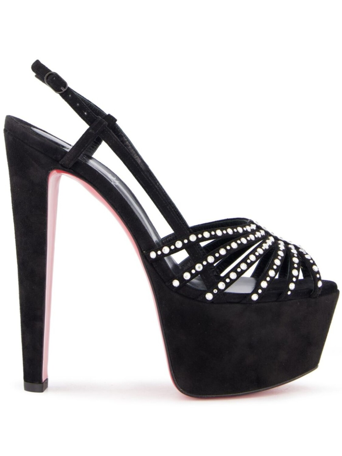 

Christian Louboutin босоножки Vegastrassima Alta 160, черный
