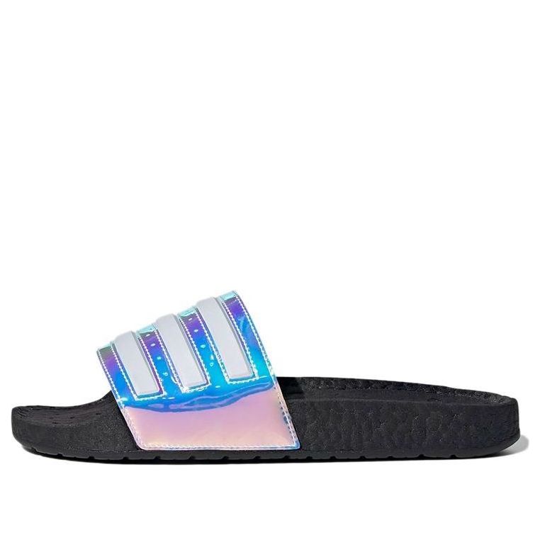 

Слипоны adidas Adilette Boost Slides 'Iridescent' FZ2565, черный