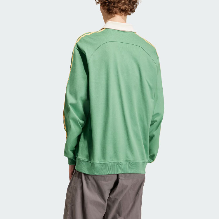 Толстовка мужская Adidas Originals зеленая — фото 3