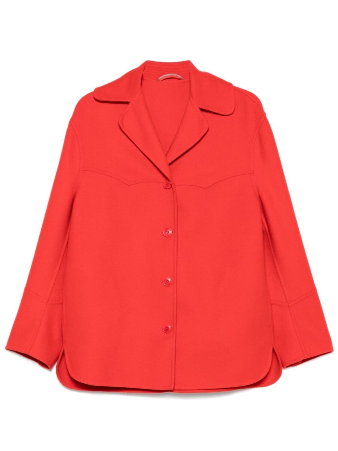 

Ermanno Scervino пальто из вирджинской шерсти, красный