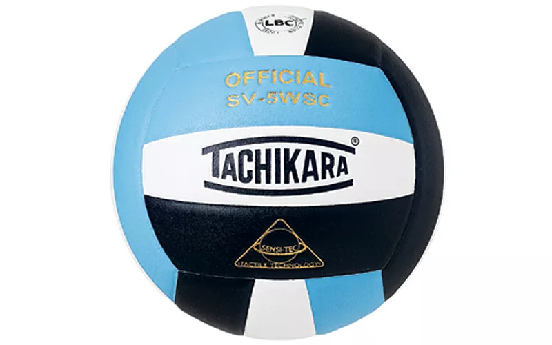 

Tachikara SV-5WSC Закрытый волейбольный мяч, цвет Powder Blue/White/Black