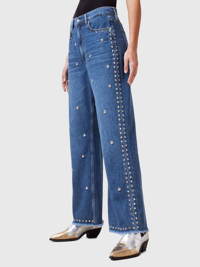 

Джинсы-гвоздики blake AllSaints, цвет Blue Indigo