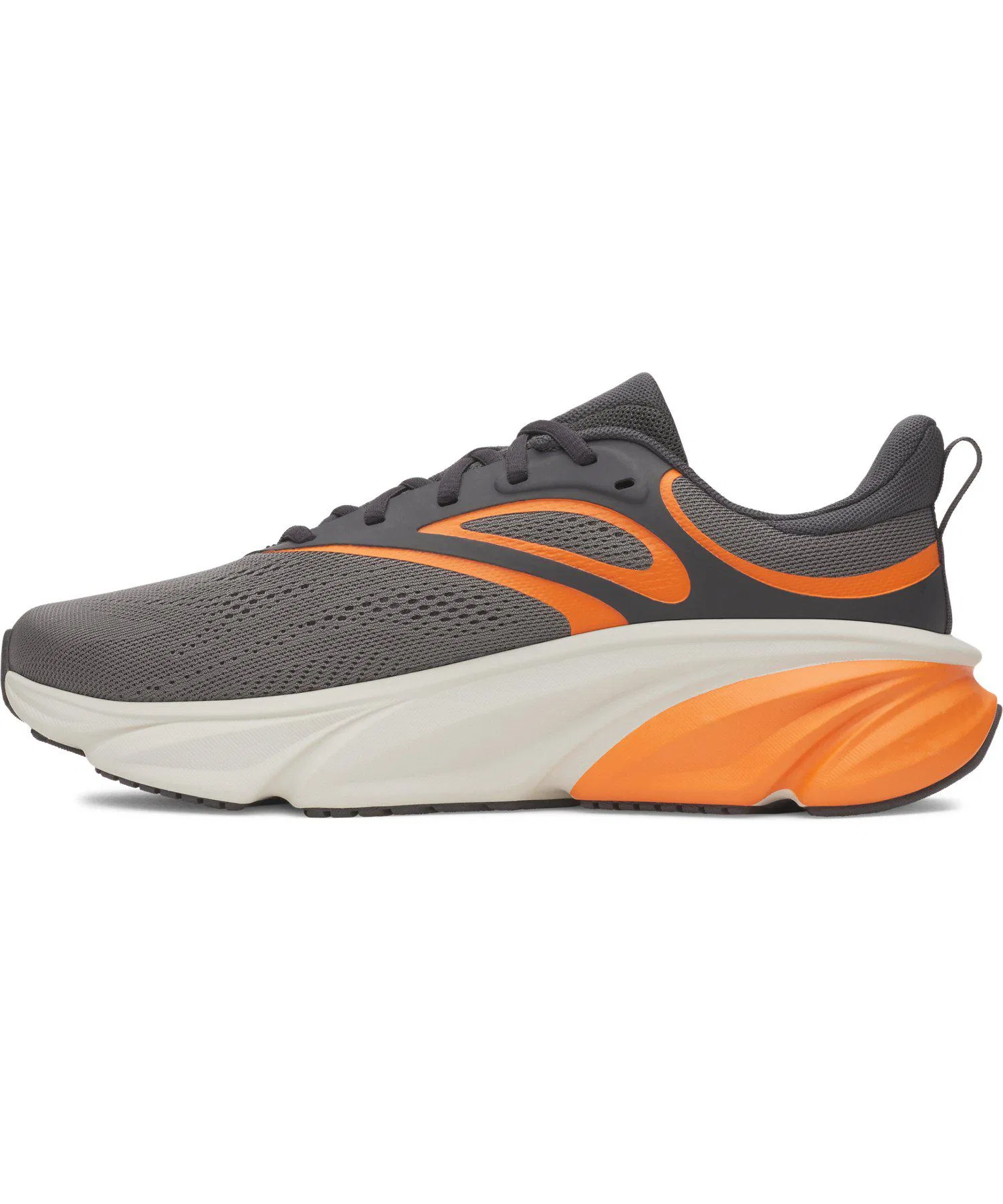Мужские кроссовки для бега UNDER ARMOUR UA Rogue 6 Wide серые с белым — фото 2