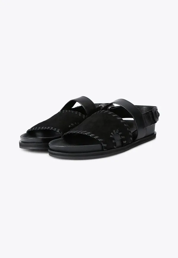 Шлепанцы для бассейна baker bs sandal Kurt Geiger London, Black — фото 3