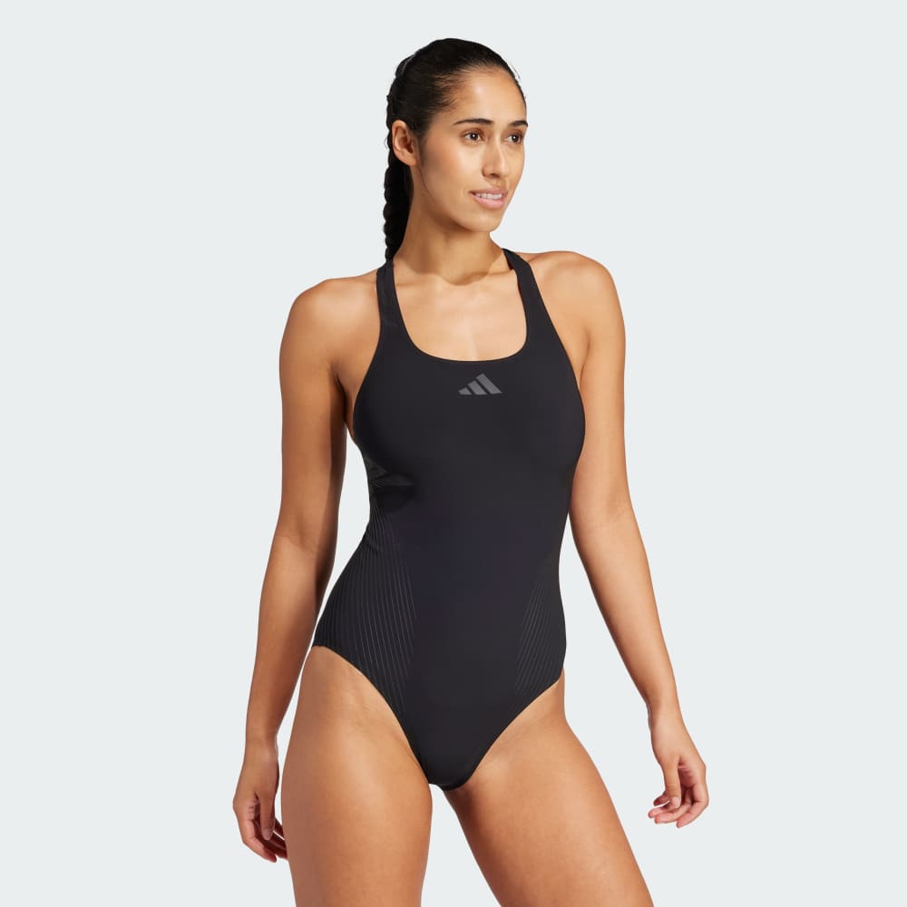 Купальник Adidas Lanelux Y-Back Swimsuit, черный — фото 3