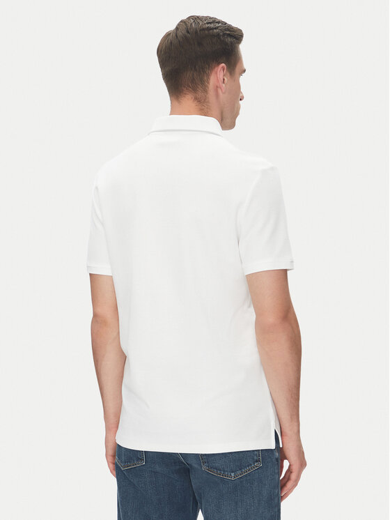 Рубашка поло стандартный крой LV04LC239G Calvin Klein, белый — фото 3