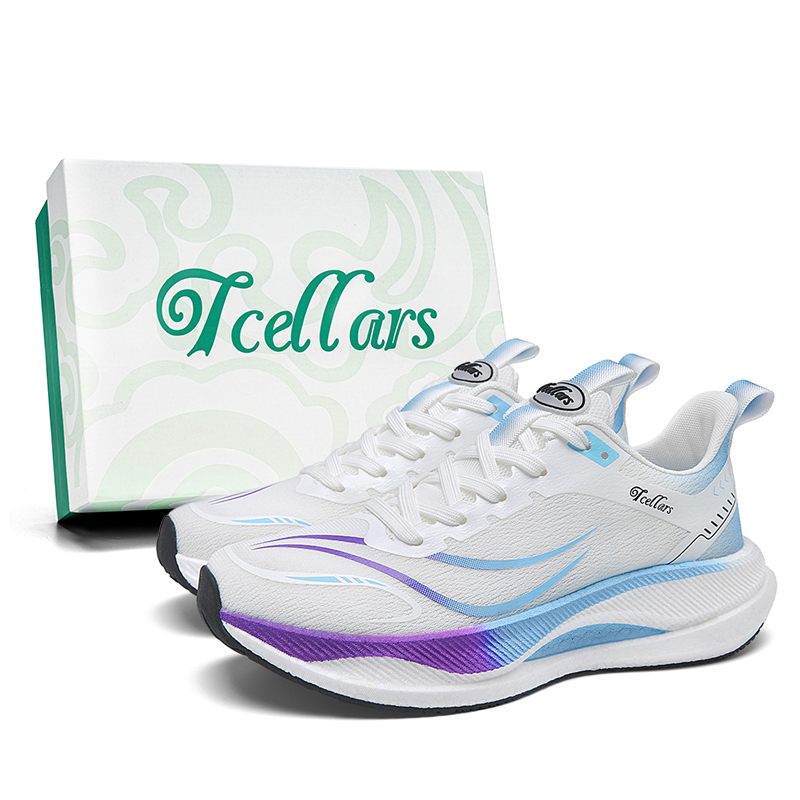 

Износостойкие лёгкие увеличивающие рост низкие повседневные кроссовки unisex TCELLARS, Vivid синий (Supersonic 2.0)