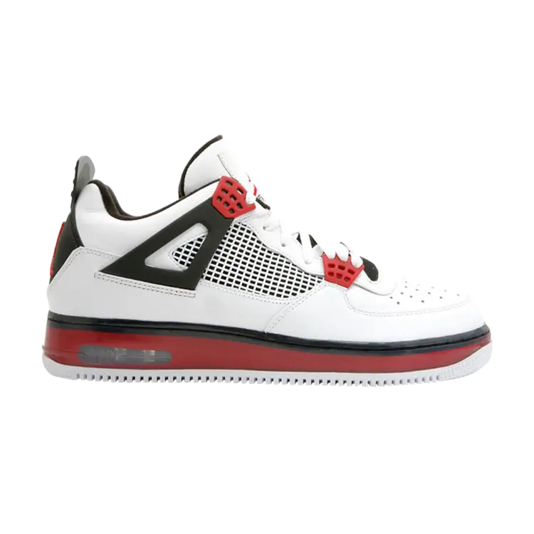 

Кроссовки Air Jordan Fusion 4 'Fire Red', белый, Белый;серый, Кроссовки Air Jordan Fusion 4 'Fire Red', белый