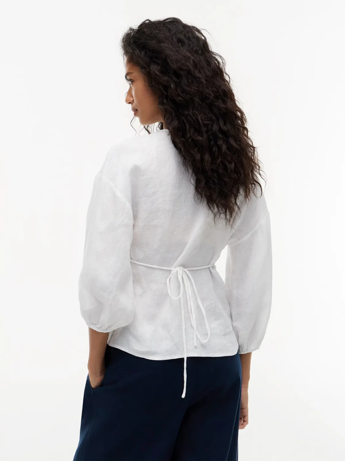 Блузка Tommy Hilfiger, White — фото 3
