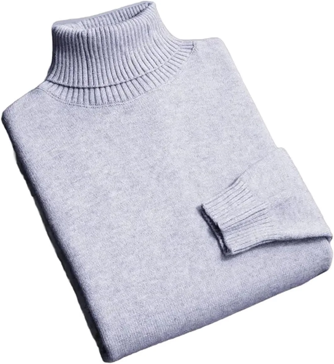 

Мужской шерстяной водолазный пуловер