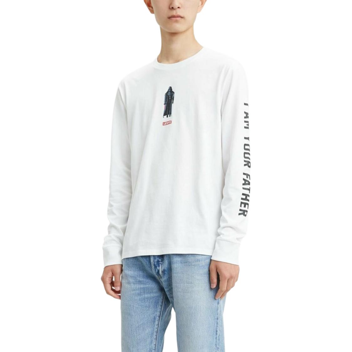 Levis Футболка Levi's x XINGQIUDAZHAN,LIANMINGKUAN мужская white — фото 2