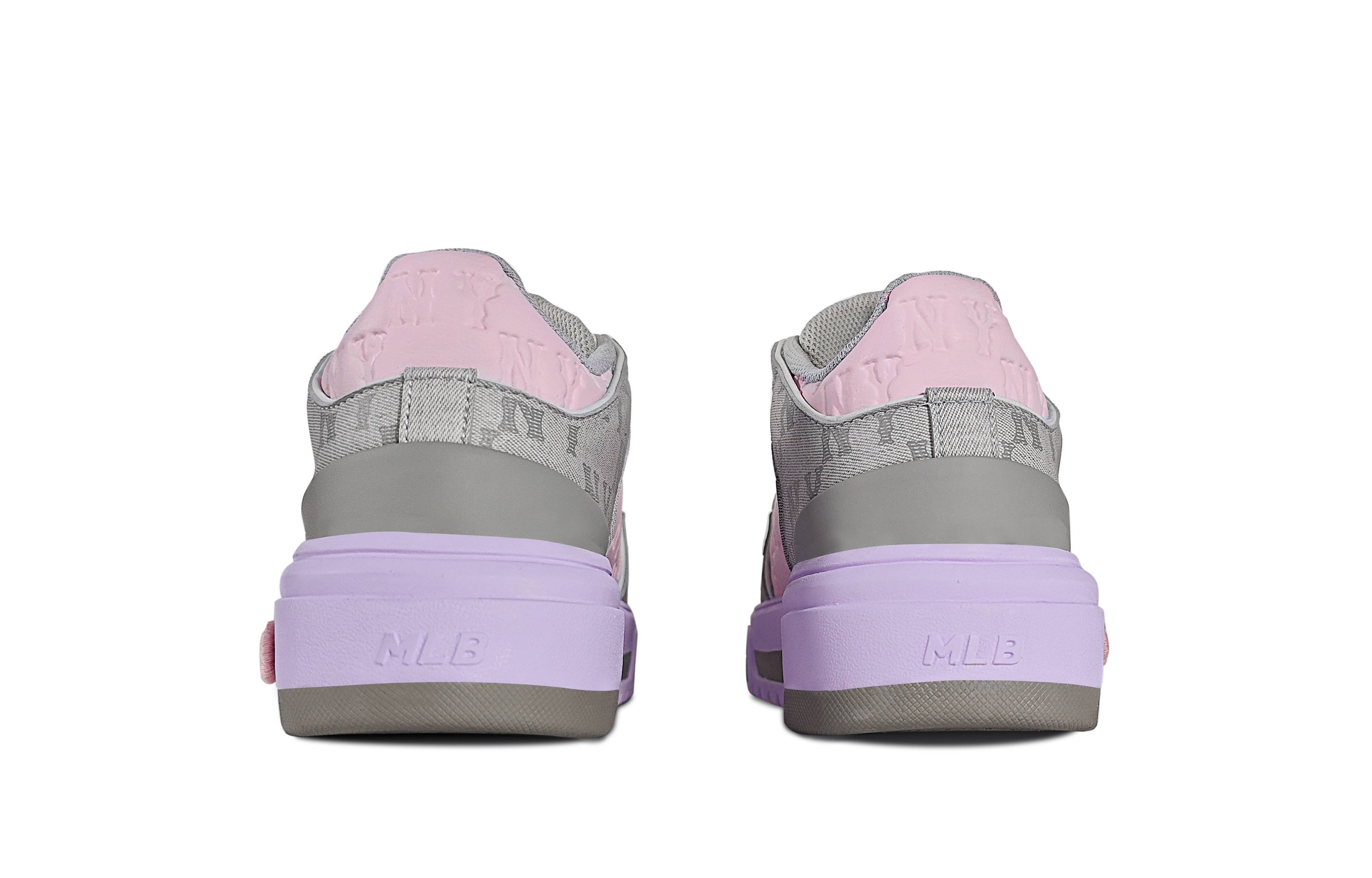 

Кроссовки MLB Chunky Liner Skateboarding Shoes Unisex Low-top Pink/Grey, цвет Light Lavender