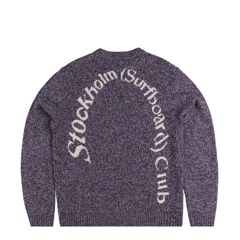 

Свитер knitted logo sweater Stockholm Surfboard Club, фиолетовый