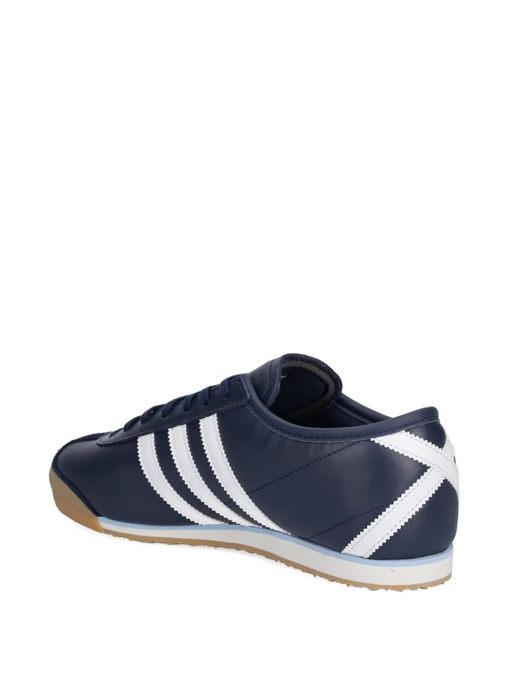Итальянские кожаные кроссовки adidas, синий — фото 4
