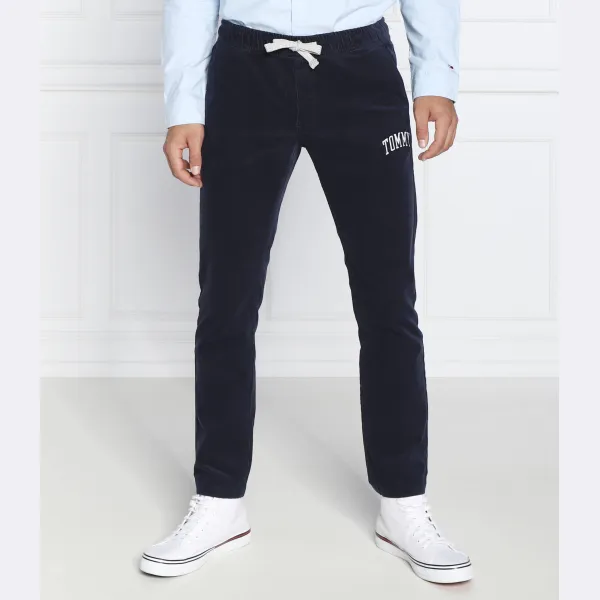 

Брюки узкого кроя из скантона Tommy Hilfiger, синий
