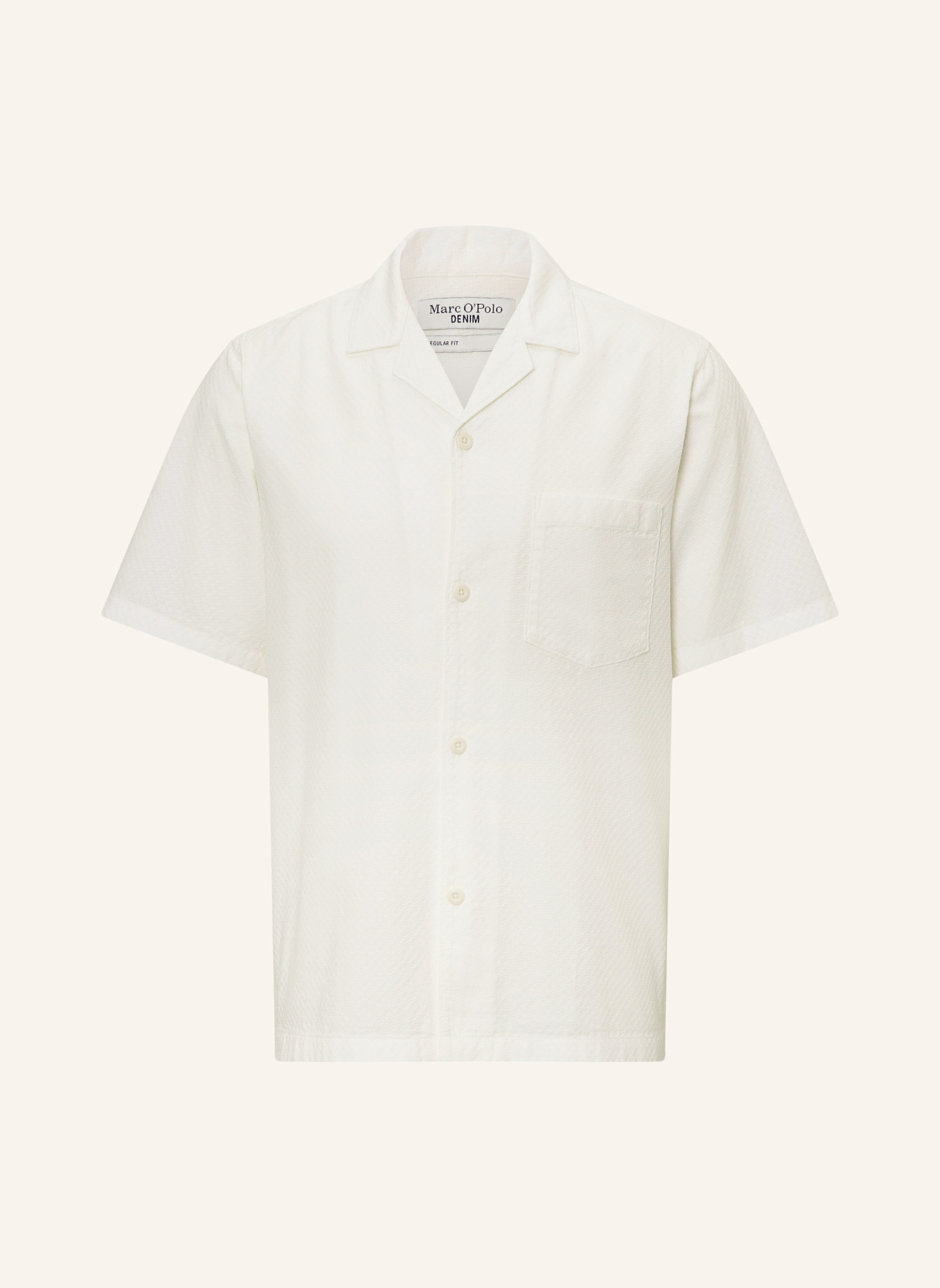 

Рубашка с короткими рукавами Marc O'Polo Denim, белый
