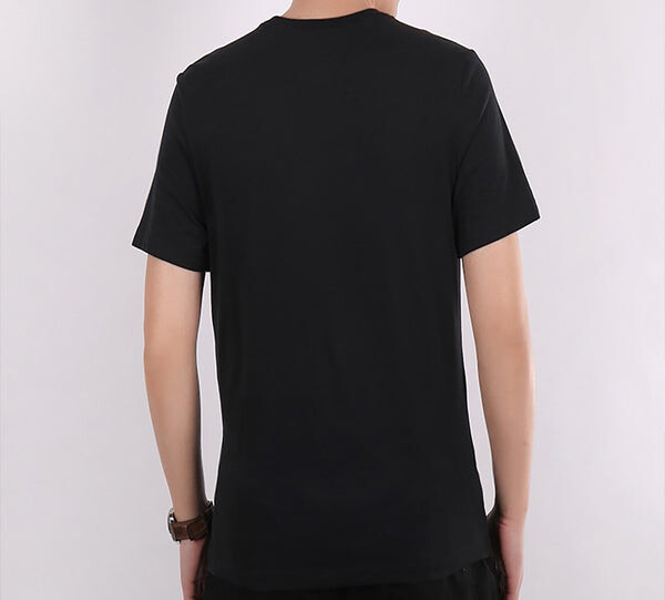 Футболка airathon round neck short sleeve black Nike, черный — фото 4